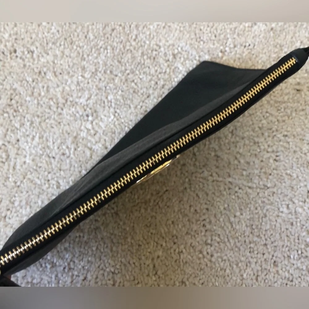 Michael Kors Fulton Clutch/Wristlet - Black with gold accents - Picture 12 of 12